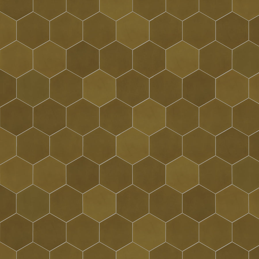 Hexagono Figuli Ocher 15x17 CM Klinker - KakelExpress