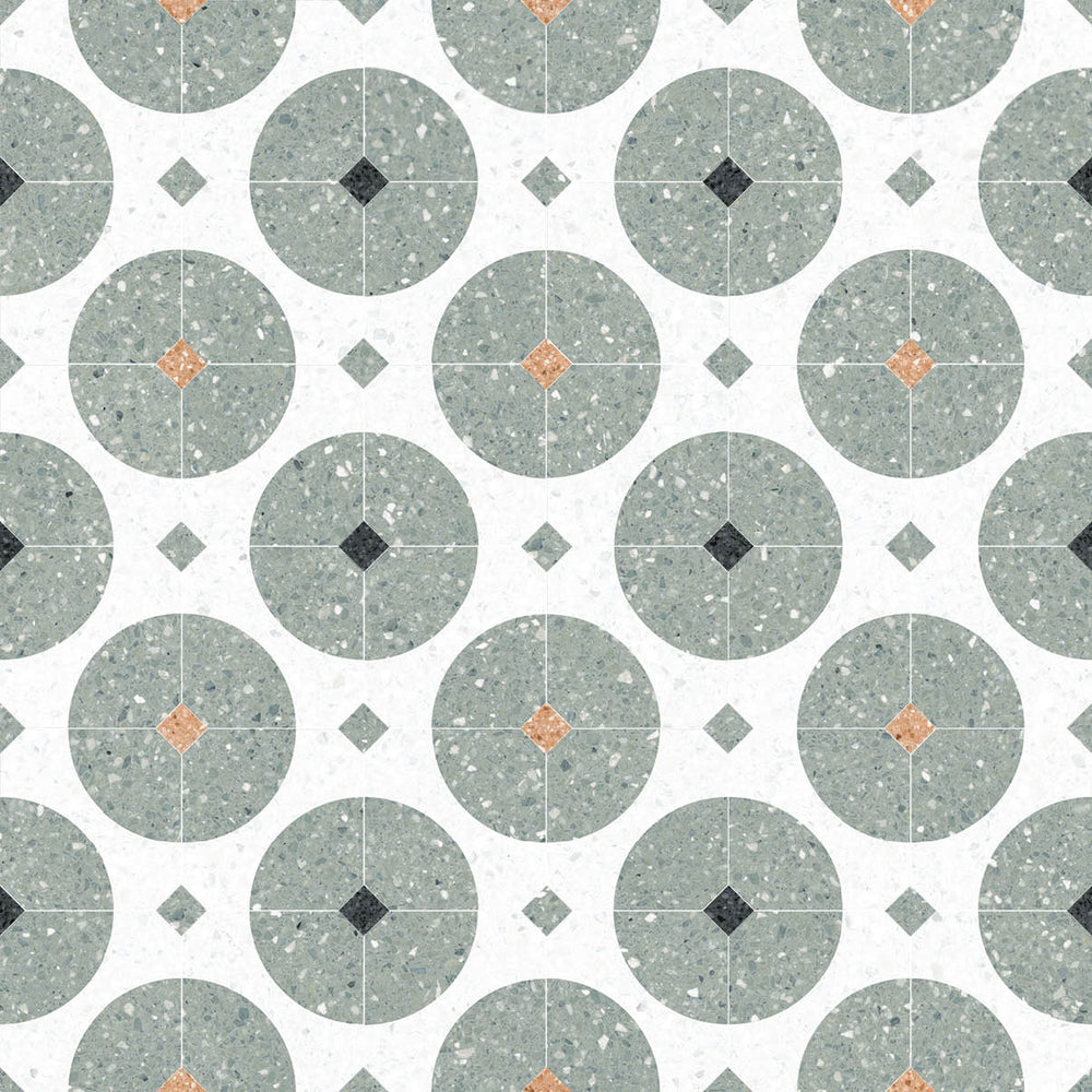 Octogono Valeta Verde 20x20 CM Klinker - KakelExpress