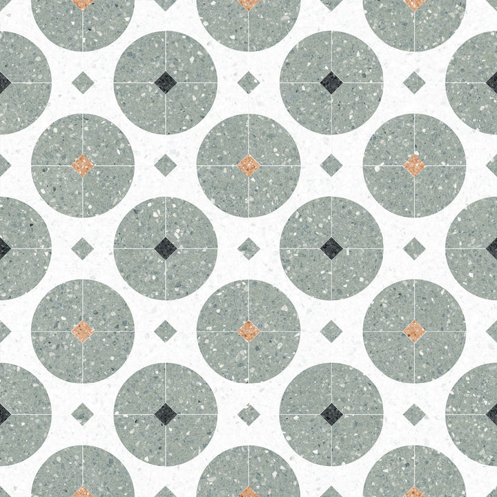 Octogono Valeta Verde 20x20 CM Klinker - KakelExpress