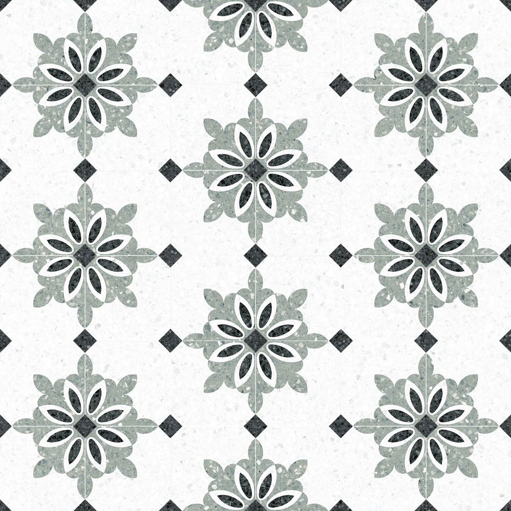 Octogono Antibes Verde 20x20 CM Klinker - KakelExpress