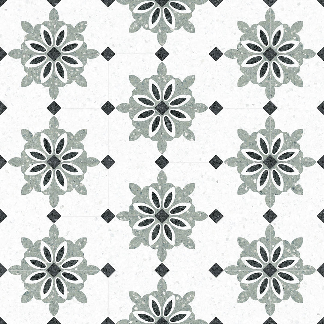 Octogono Antibes Verde 20x20 CM Klinker - KakelExpress