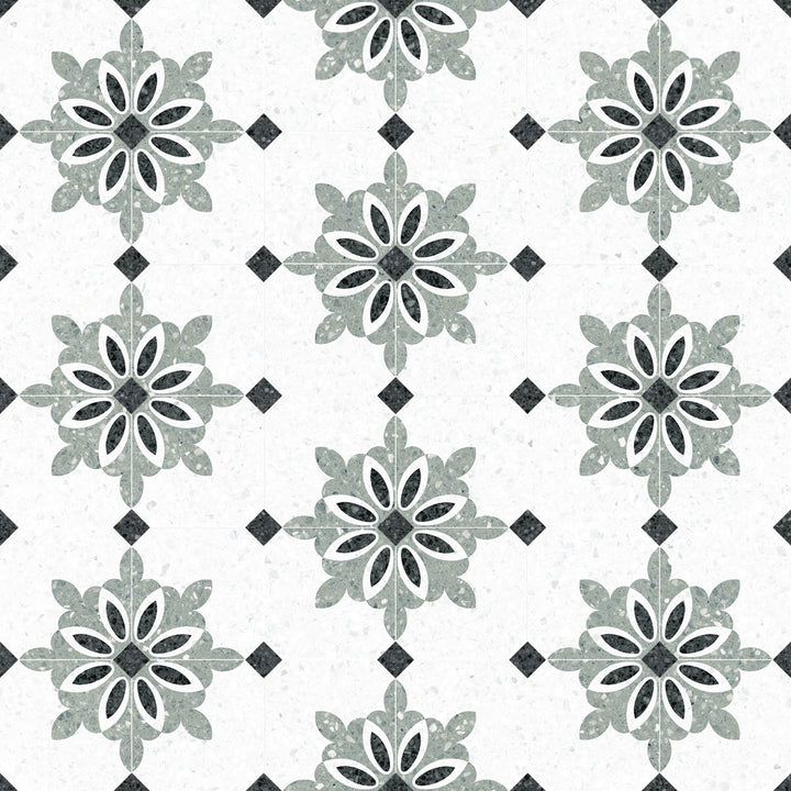 Octogono Antibes Verde 20x20 CM Klinker - KakelExpress