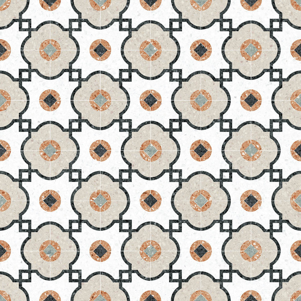 Octogono Grimaud Multicolor 20x20 CM Klinker - KakelExpress