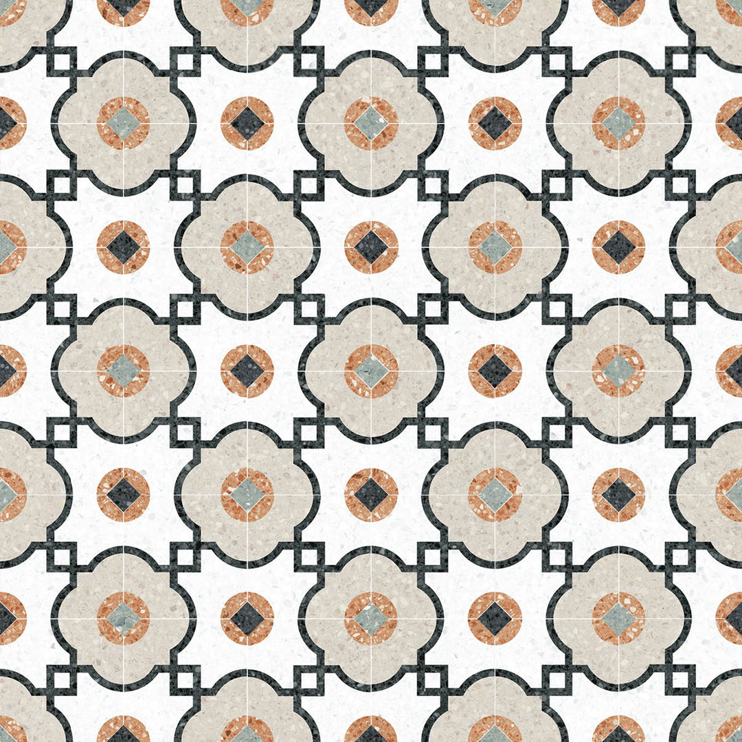 Octogono Grimaud Multicolor 20x20 CM Klinker - KakelExpress