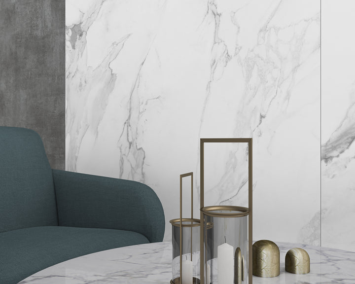 Royal Marble White Matt Rect. 60x60 CM Klinker - KakelExpress