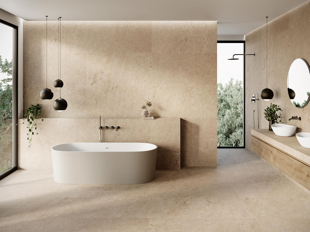 Kalk Deluxe Beige Matt Rect. 60x60 CM Klinker