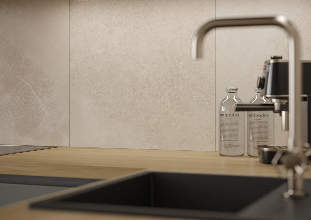 Limestone Taupe 60x60 CM Rect. Matt Klinker - KakelExpress