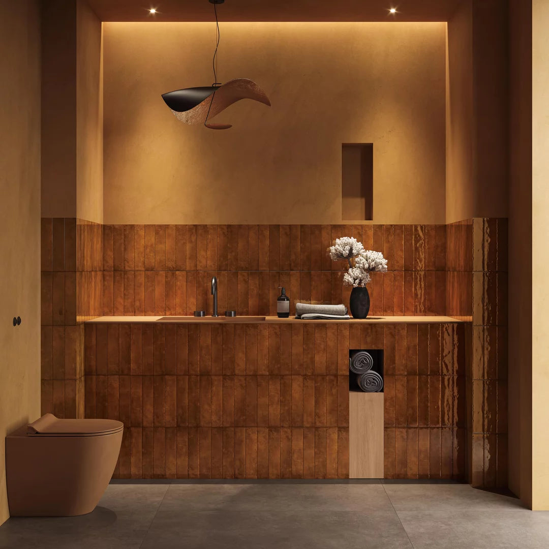 Monaco Terracotta 6.5x30 CM Kakel - KakelExpress