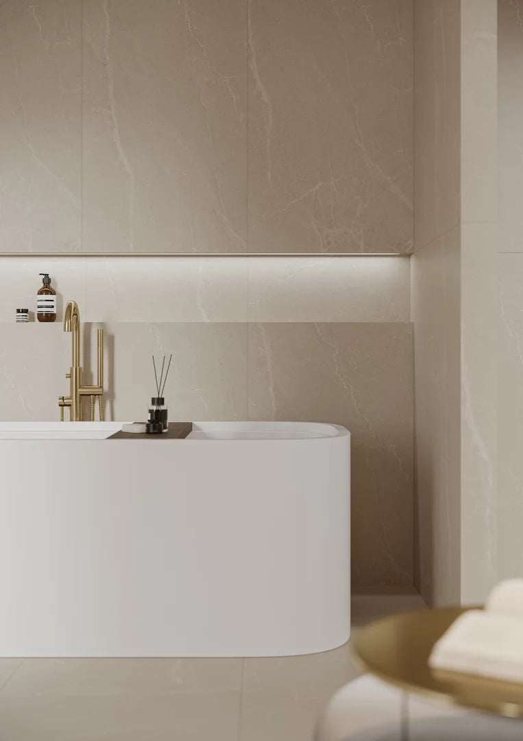 Zenstone Beige 60x60 CM Rect. Matt Klinker - KakelExpress