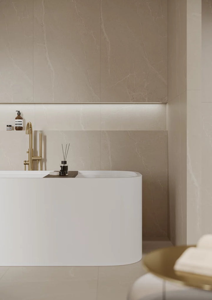 Zenstone Beige 60x60 CM Rect. Matt Klinker - KakelExpress