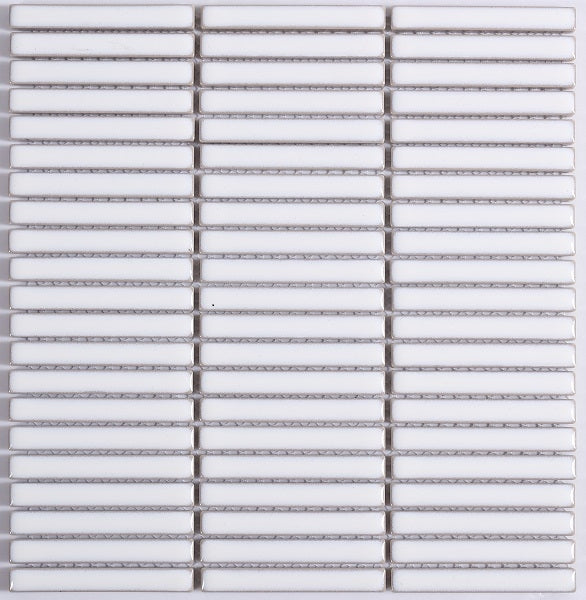Vox White Kitkat 1,2x9,2 CM Mosaik - KakelExpress
