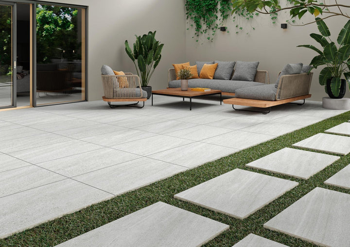 Carleen White 2.0 60x60 CM Uteklinker (20MM i tjocklek) - KakelExpress