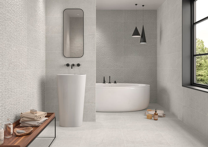 Newbury Grå 60x60 CM Rect. Klinker - KakelExpress