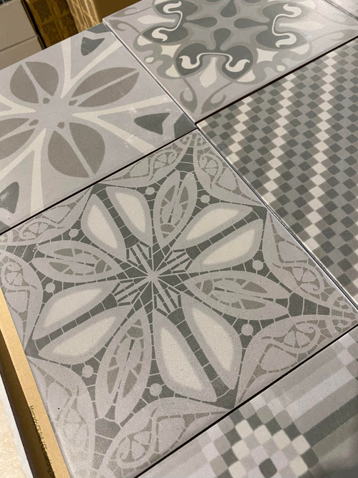 Tassel Grafito 20x20 CM Klinker - KakelExpress