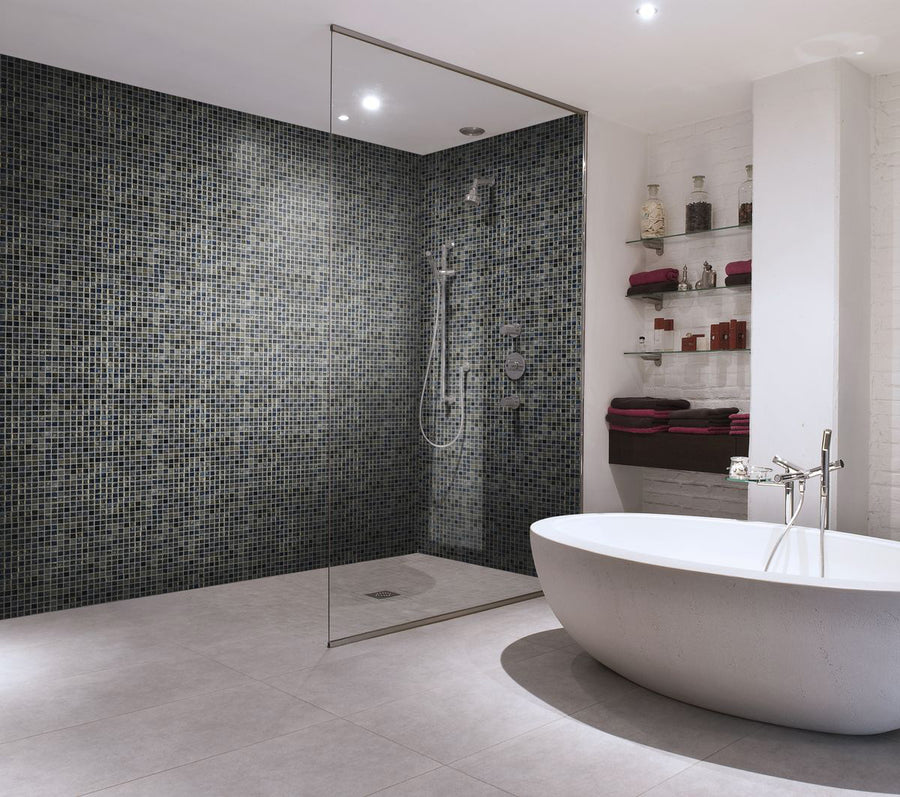 Arrecife Iridis Grey 25×25 MM Mosaik - KakelExpress