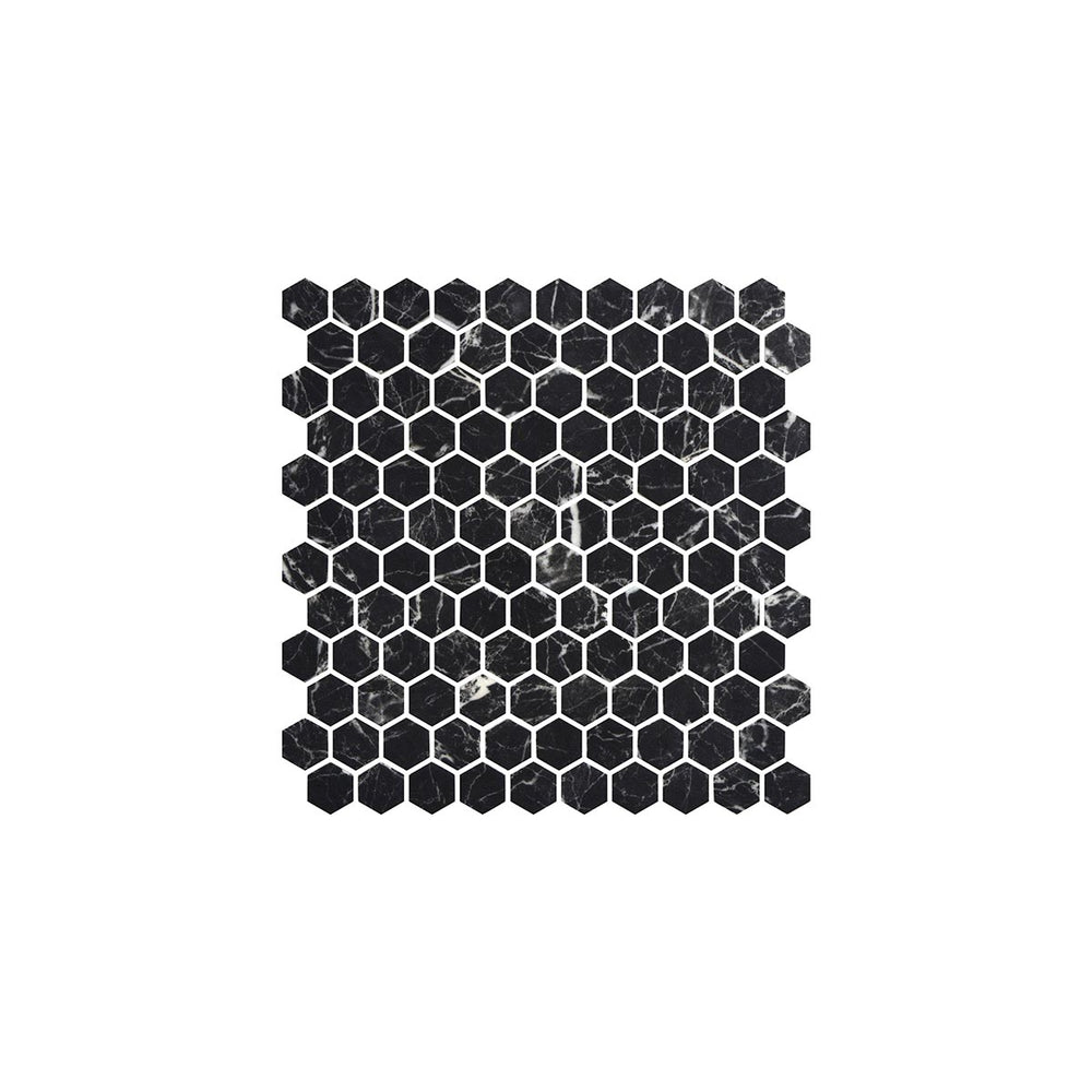 Nero 25x25 MM Mosaik - KakelExpress