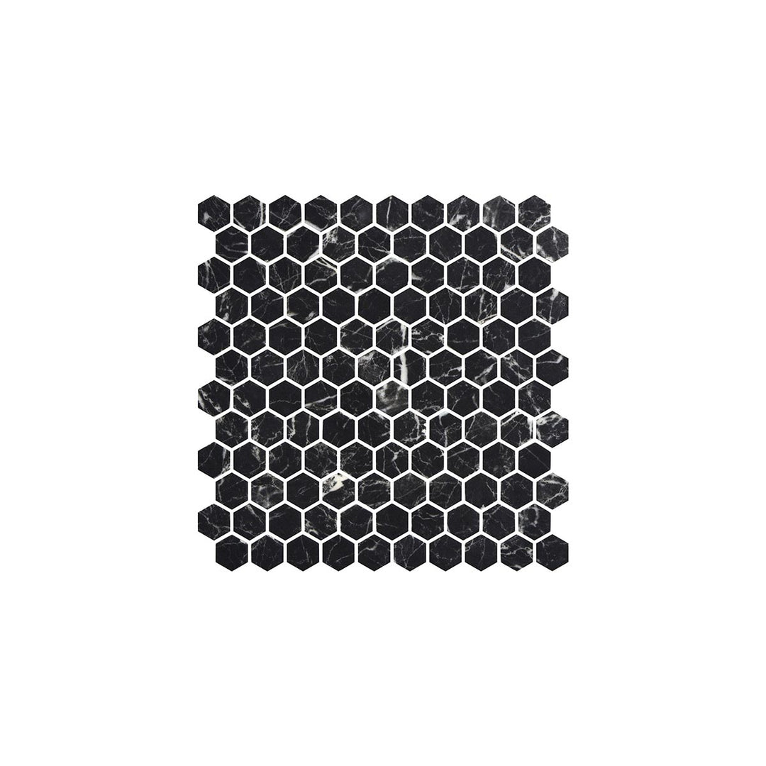 Nero 25x25 MM Mosaik - KakelExpress