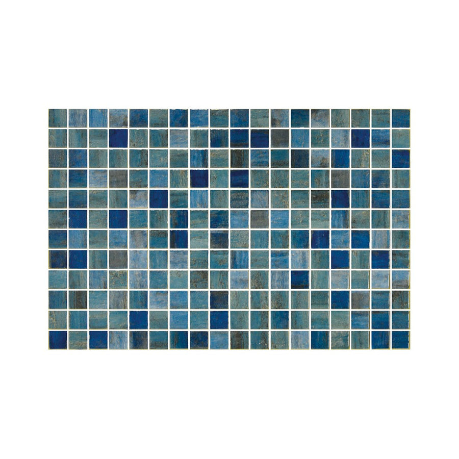 Forest Blue 25x25 MM Mosaik - KakelExpress