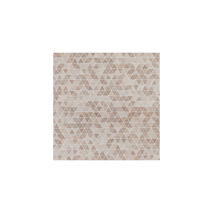 Naturstensmosaik Triangle Mini Vit 28x28x28 MM - KakelExpress