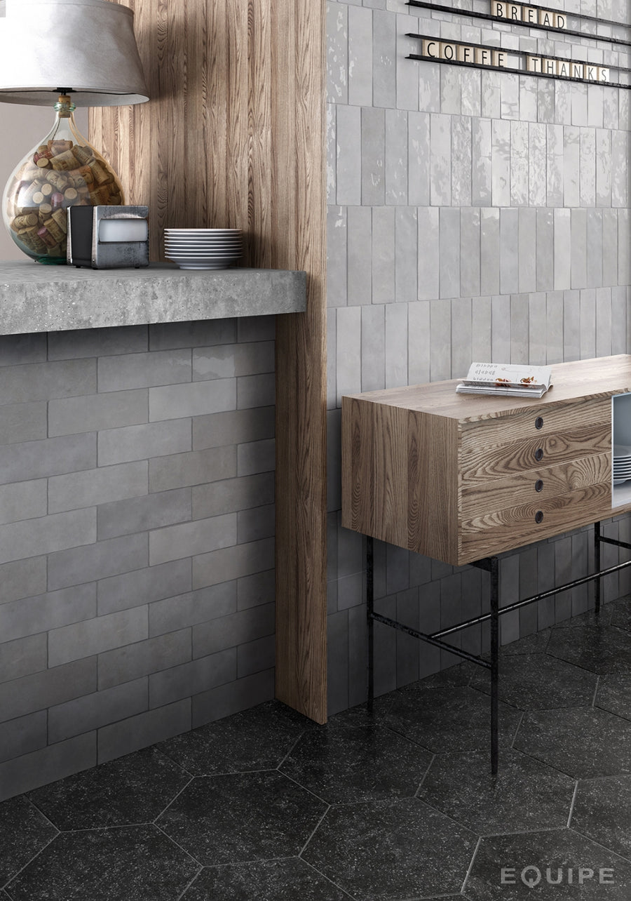 Pazcal Grå 6,5x20 CM Kakel - KakelExpress