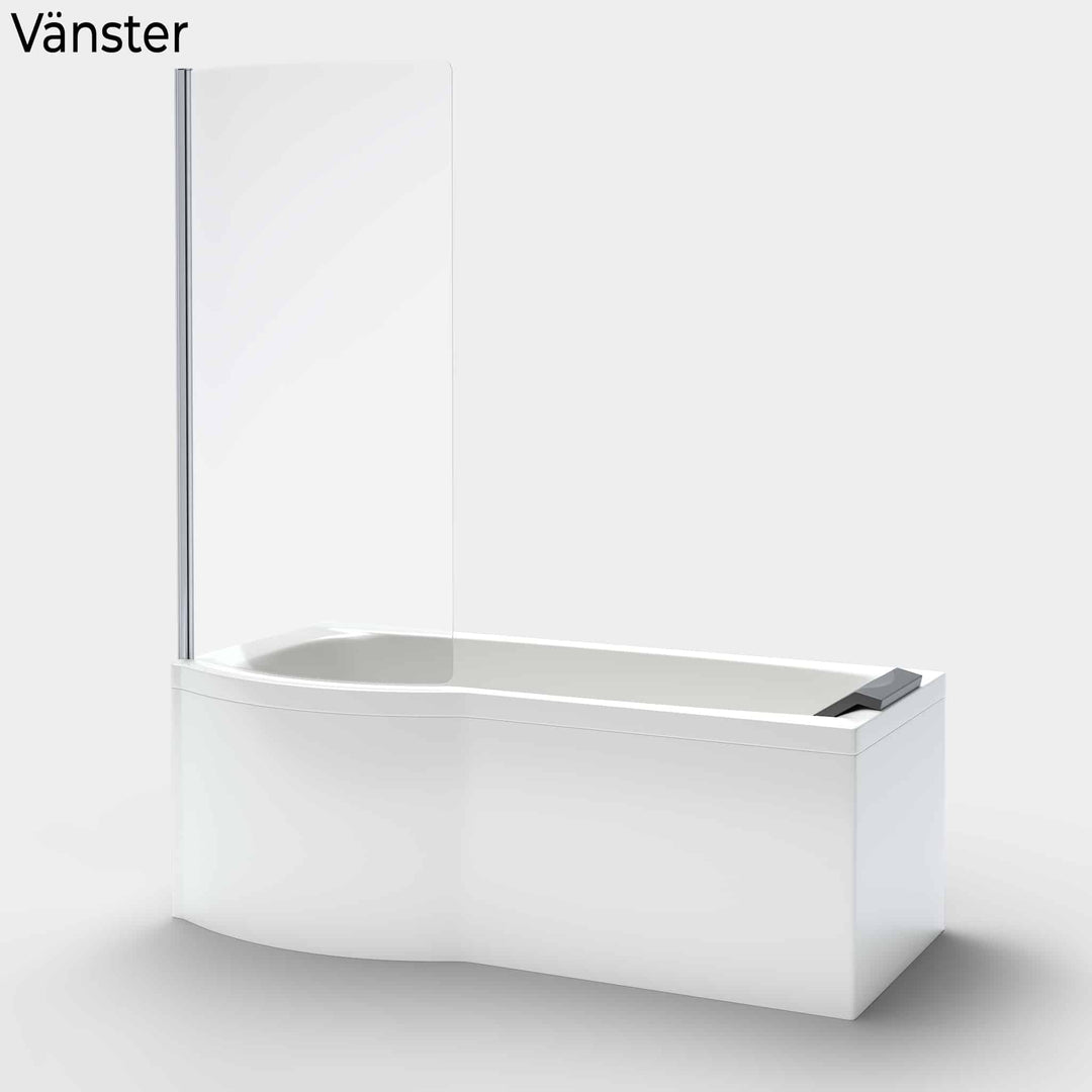 Badkar Bali med duschvägg - KakelExpress