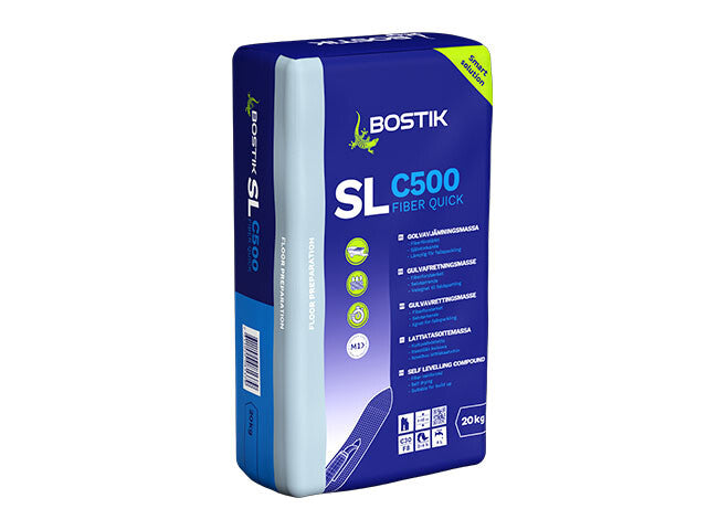 Flytspackel Bostik Fiber Quick SL C500 20 KG - KakelExpress