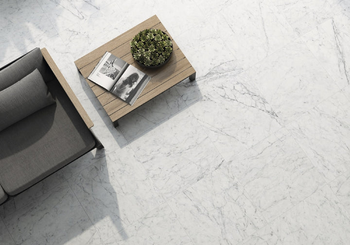 Carrara Marmor Matt 60x60 CM Klinker - KakelExpress
