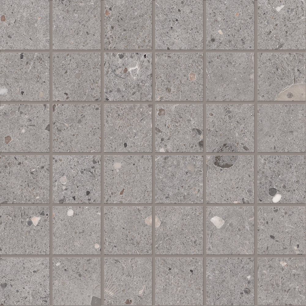 Slite Grå 5x5 CM Mosaik - KakelExpress