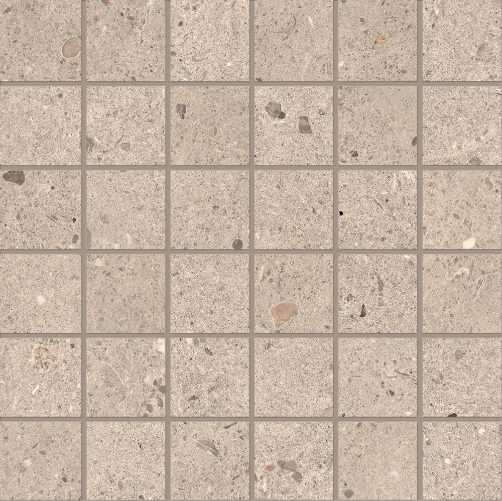 Slite Beige 5x5 CM Mosaik - KakelExpress