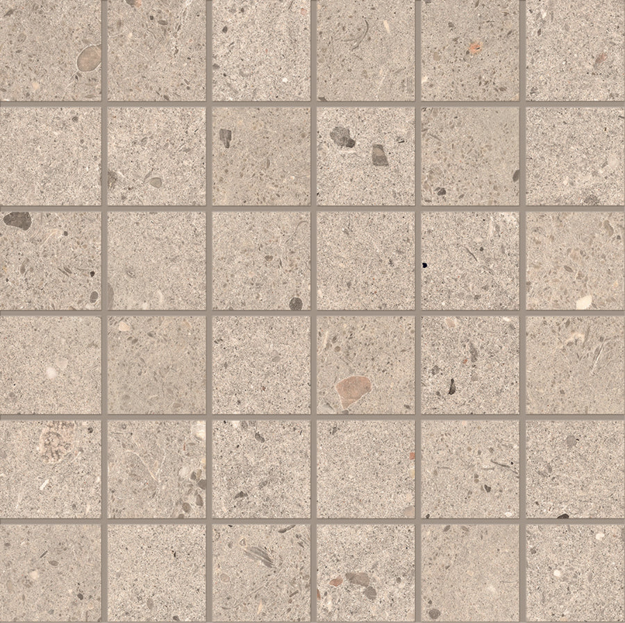 Slite Beige 5x5 CM Mosaik - KakelExpress