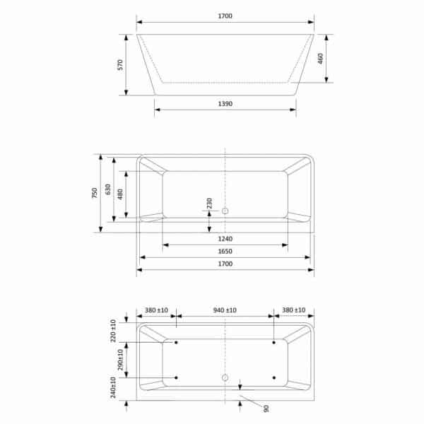 Badkar Estelle - KakelExpress