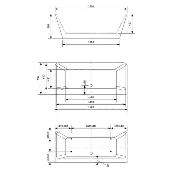 Badkar Estelle - KakelExpress