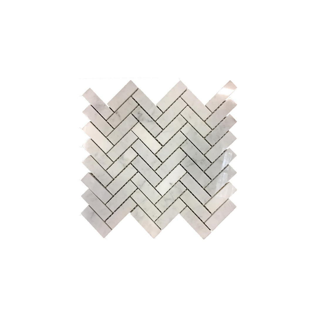 Naturstensmosaik Fiskben Vit 20×64 MM - KakelExpress