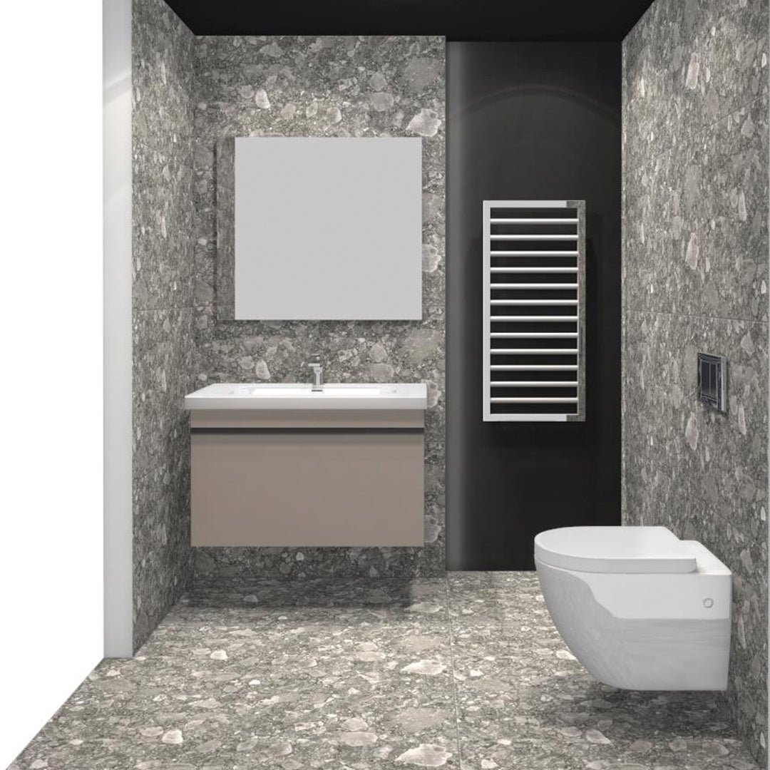 Ceppo Di Gré Dark Grey Matt Rect. 60x60 CM Klinker - KakelExpress