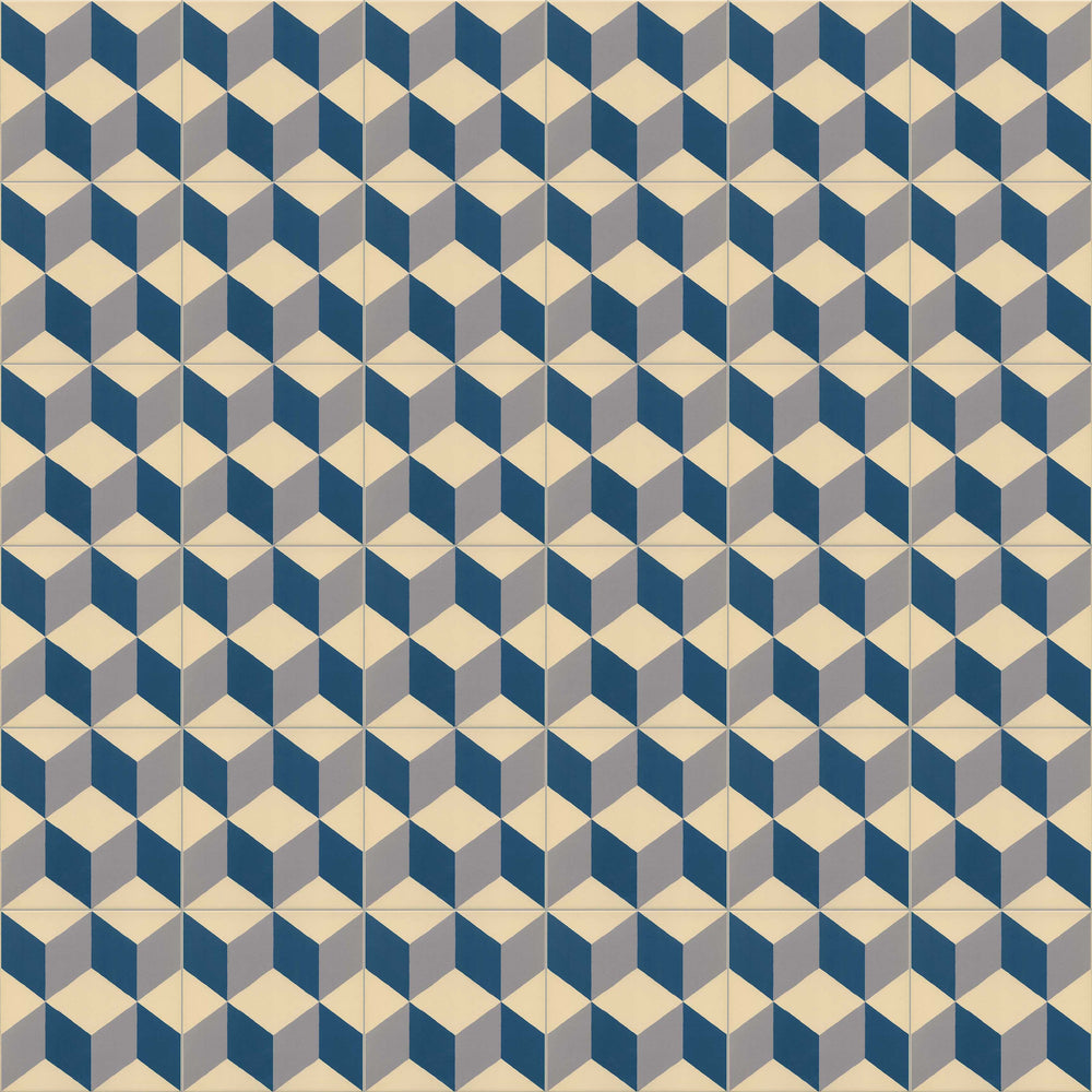 Güell-1 20x20 CM Marockanskt mönster - KakelExpress