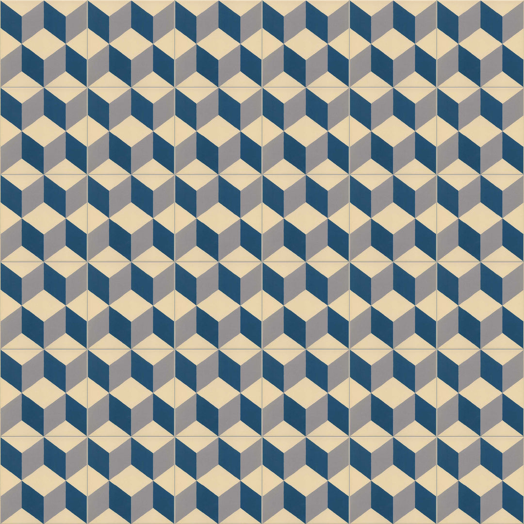 Güell-1 20x20 CM Marockanskt mönster - KakelExpress