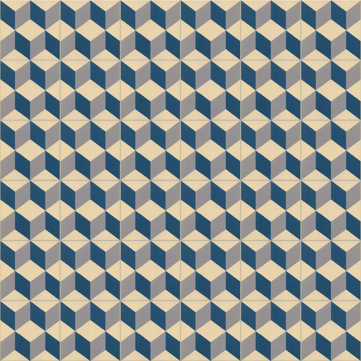 Güell-1 20x20 CM Marockanskt mönster - KakelExpress