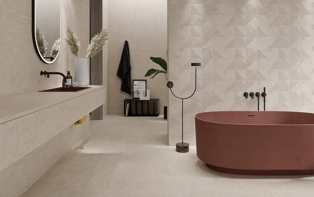 Hudson Beige Rect. Matt 60x60 CM Klinker - KakelExpress