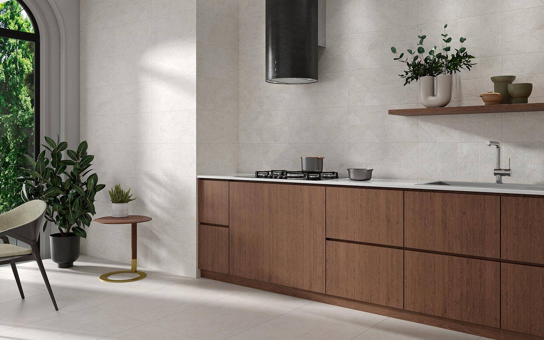 Hudson White Rect. Matt 60x60 CM Klinker - KakelExpress