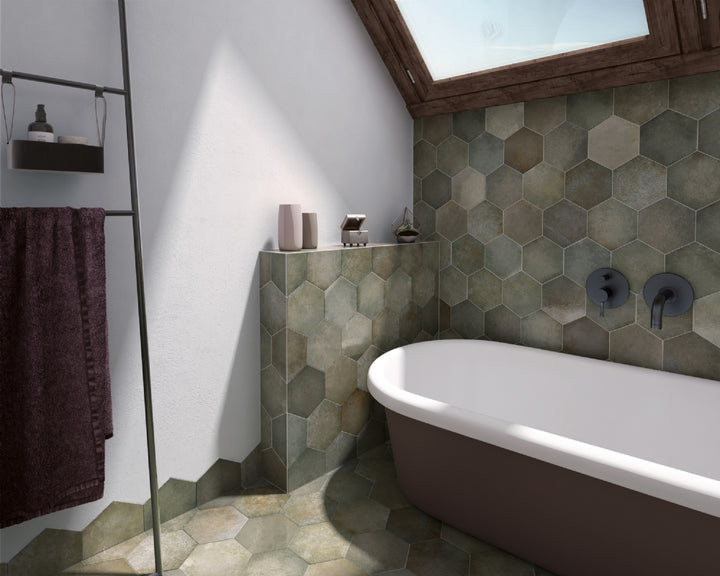 Story Jungel Hexagon 17,5x20 CM Klinker - KakelExpress