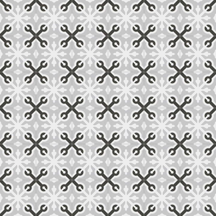 Llagostera Gris 20x20 CM Marockanskt mönster - KakelExpress