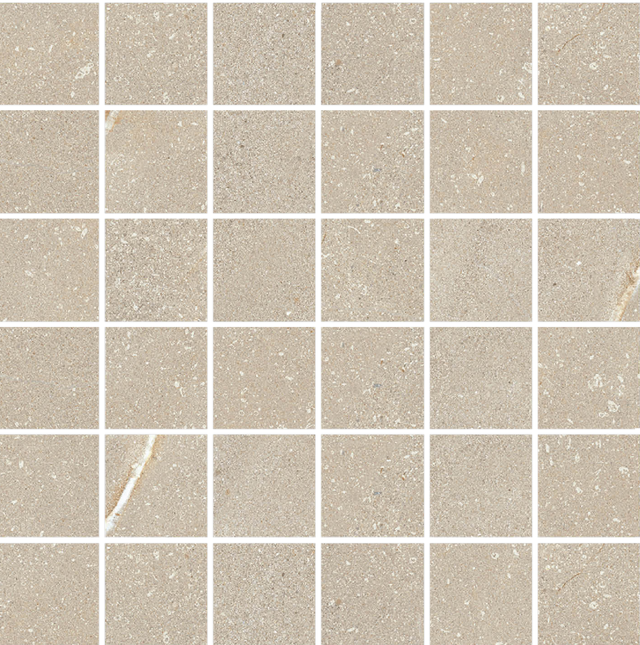 Madison Bone 5x5 CM Mosaik - KakelExpress