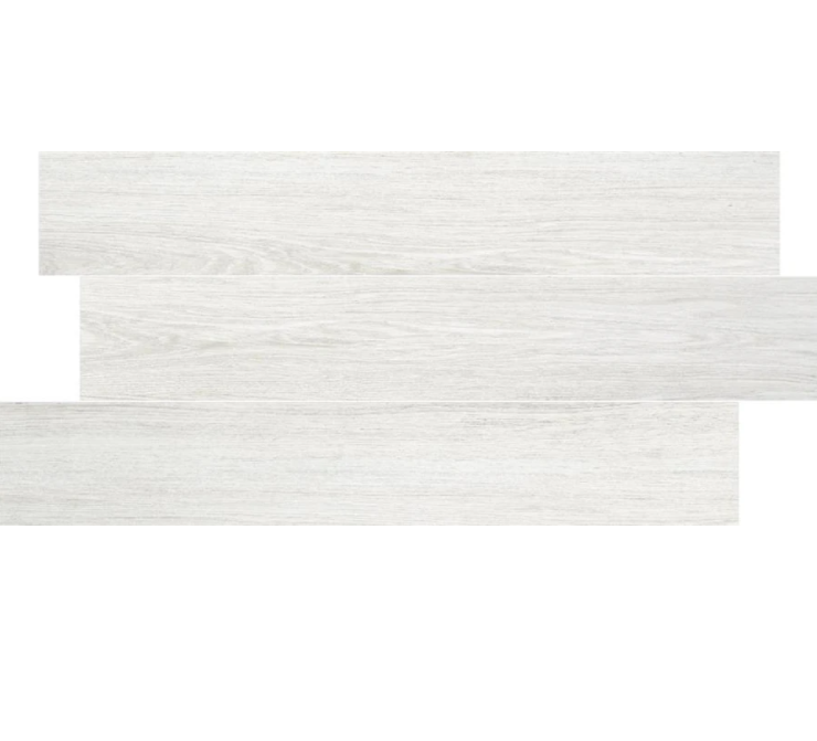 Ninsba White 15x90 CM Träklinker - KakelExpress