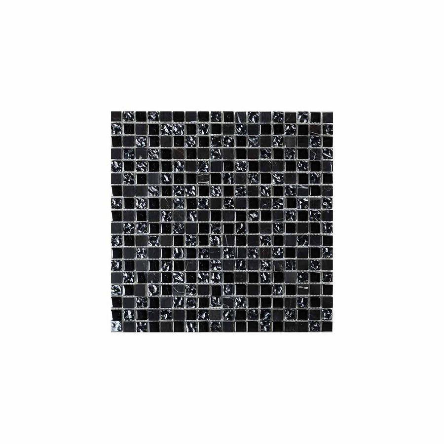 Mixmosaik North Black 15×15 MM - KakelExpress