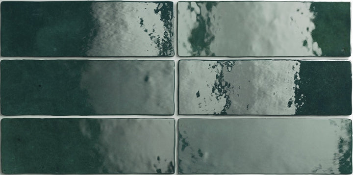 Pazcal Moss Green 6,5x20 CM Kakel - KakelExpress