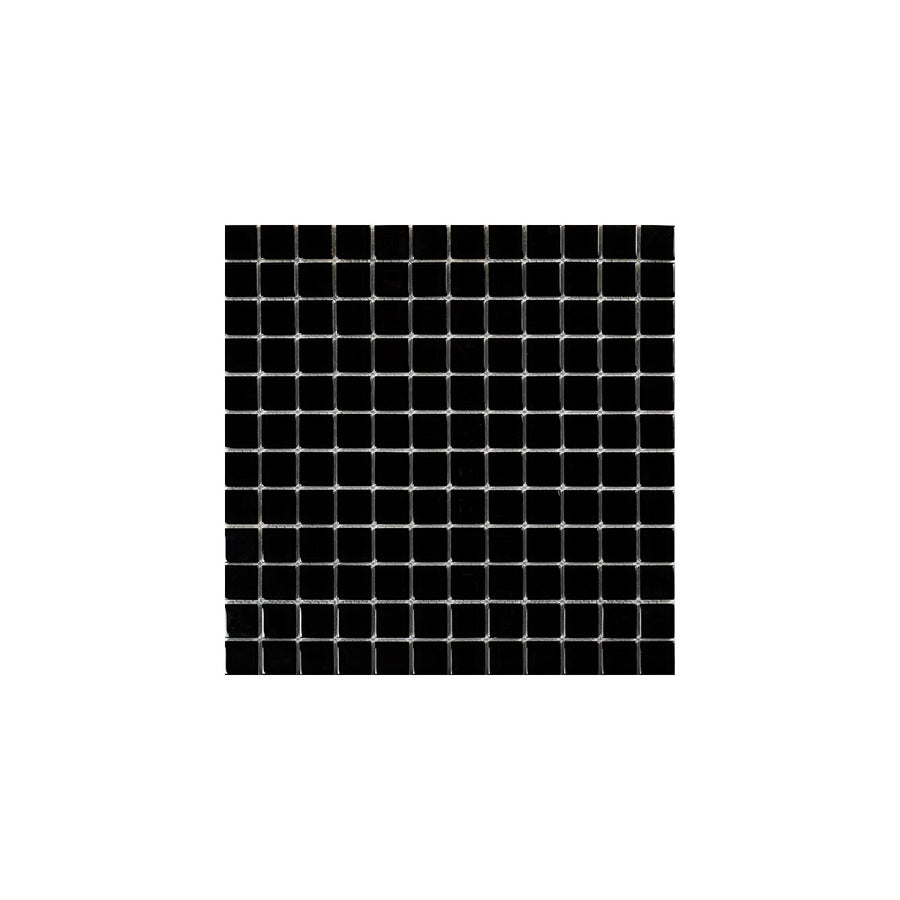 Kristall Svart 23×23 MM Mosaik - KakelExpress