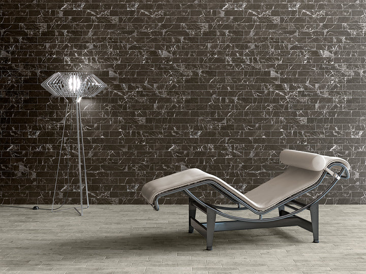 Tattoo Svart 7,5x30 CM Kakel - KakelExpress