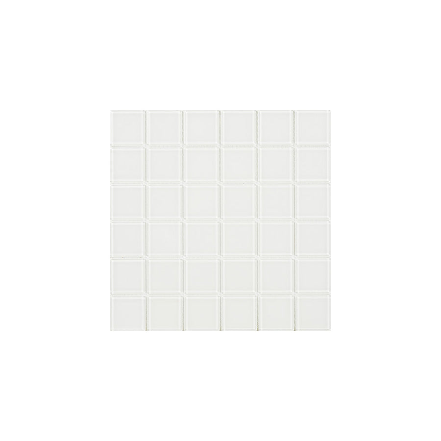 Kristall Vit 48×48 MM Mosaik - KakelExpress