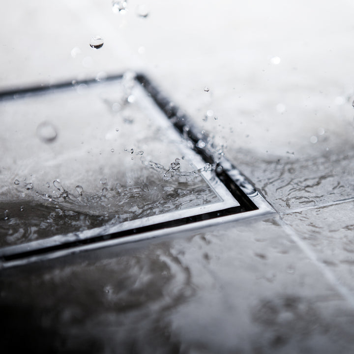 Golvbrunnssil Tile In Frame 200 Borstad syrafast