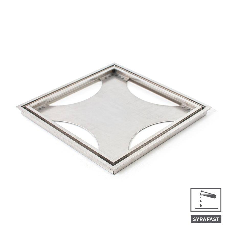 Golvbrunnssil Tile In Frame 200 Borstad syrafast